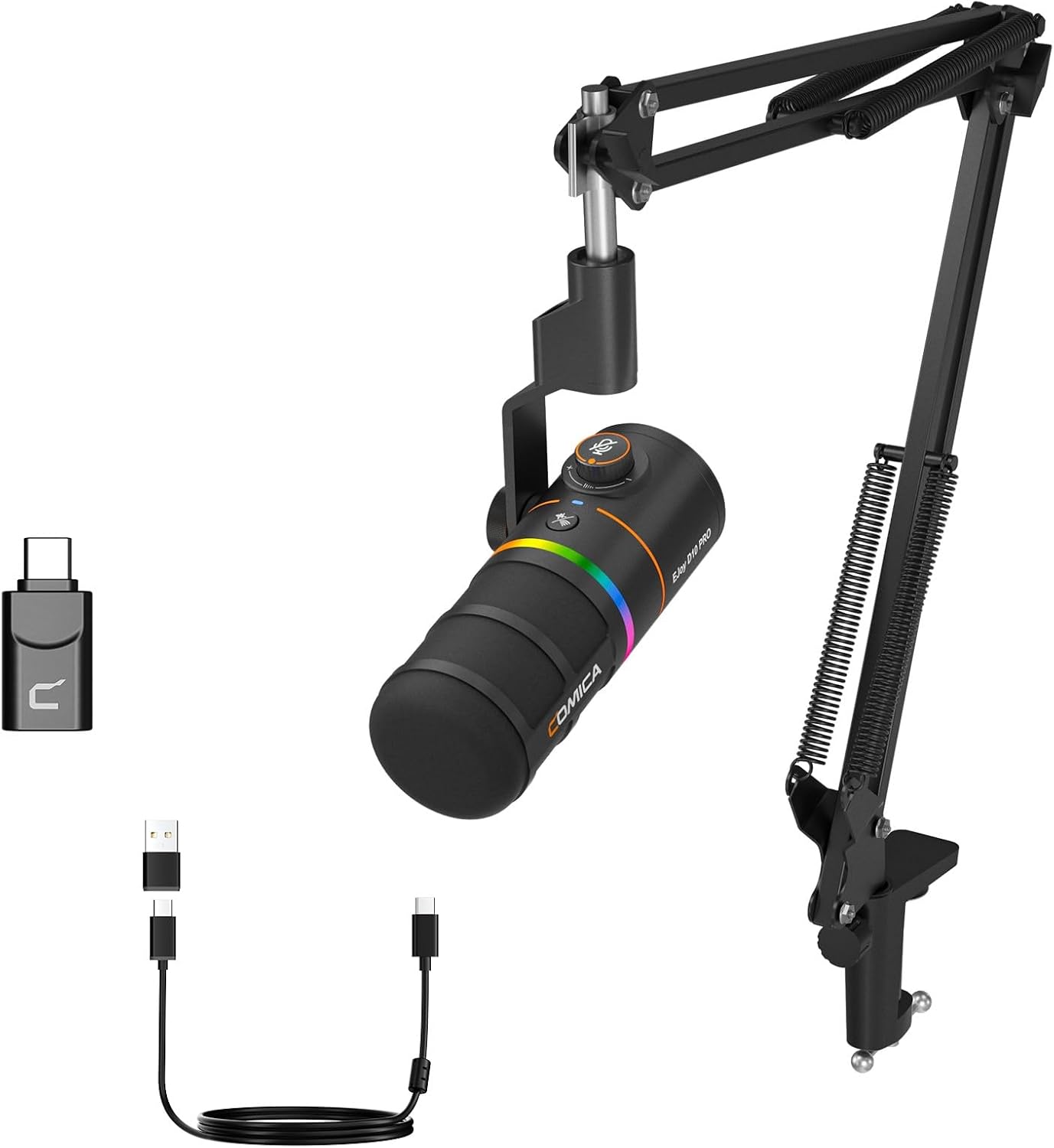 Comica EJoy D10 Pro RGB Wireless/USB-C Mic (A)
